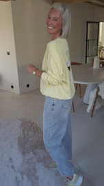 ESPRESSO MARTINI sweatshirt yellow