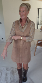 SIANNA suede dress camel