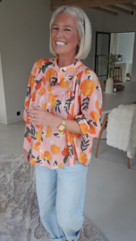 BLOOM ESCAPE blouse citrus crush