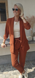 BUYorCRY suit terracotta