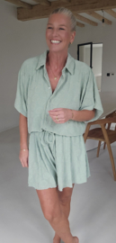 BEACH TIME terry set soft mint