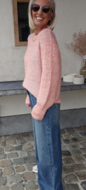 GLAM knit soft pink