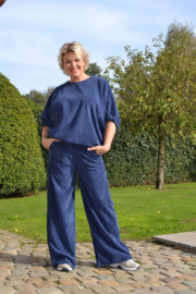 DOMI velours set navy