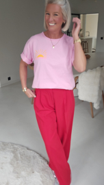 BEACH CLUB SUNSET tee pink