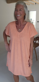 DIDI short terry dress peach
