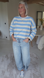 STRIPE AFFAIR longsleeve blue