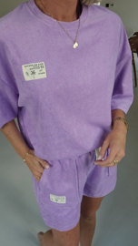 SISI terry set lilac