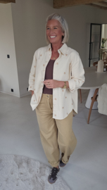 ALBA cotton shirt jacket