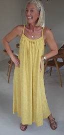 DODI maxi terry dress banana yellow