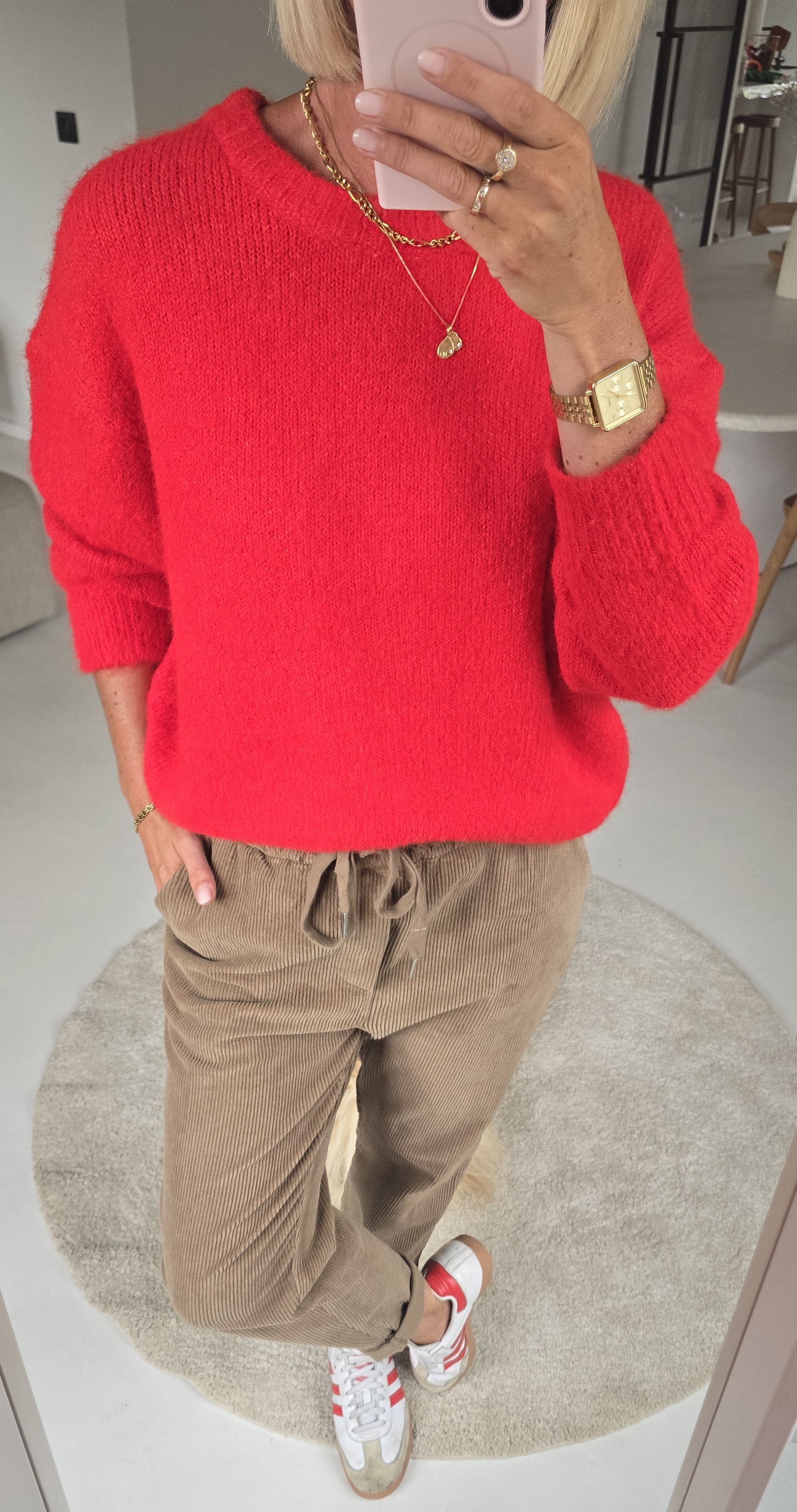 BEZIERS soft knit red