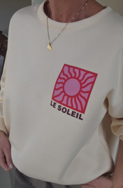 LE SOLEIL sweatshirt cream