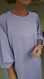 ARIEL sweatshirt dress lilac