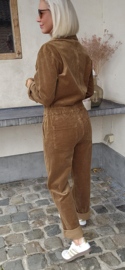 AMINA corduroy jumpsuit camel