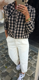VICKY checkered cotton shirt