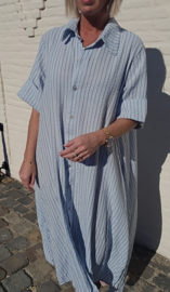 CELESTE maxi dress soft blue curve