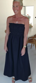 BENTHE bustier dress black