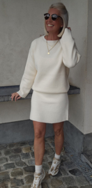 BONITA knit set ecru