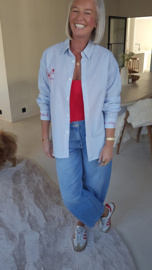 LOVE LETTER striped shirt