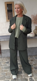 COLETTE suit blazer dark khaki