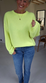 CHARLIZE supersoft knit neon yellow