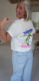 HONOLULU cotton T-shirt white