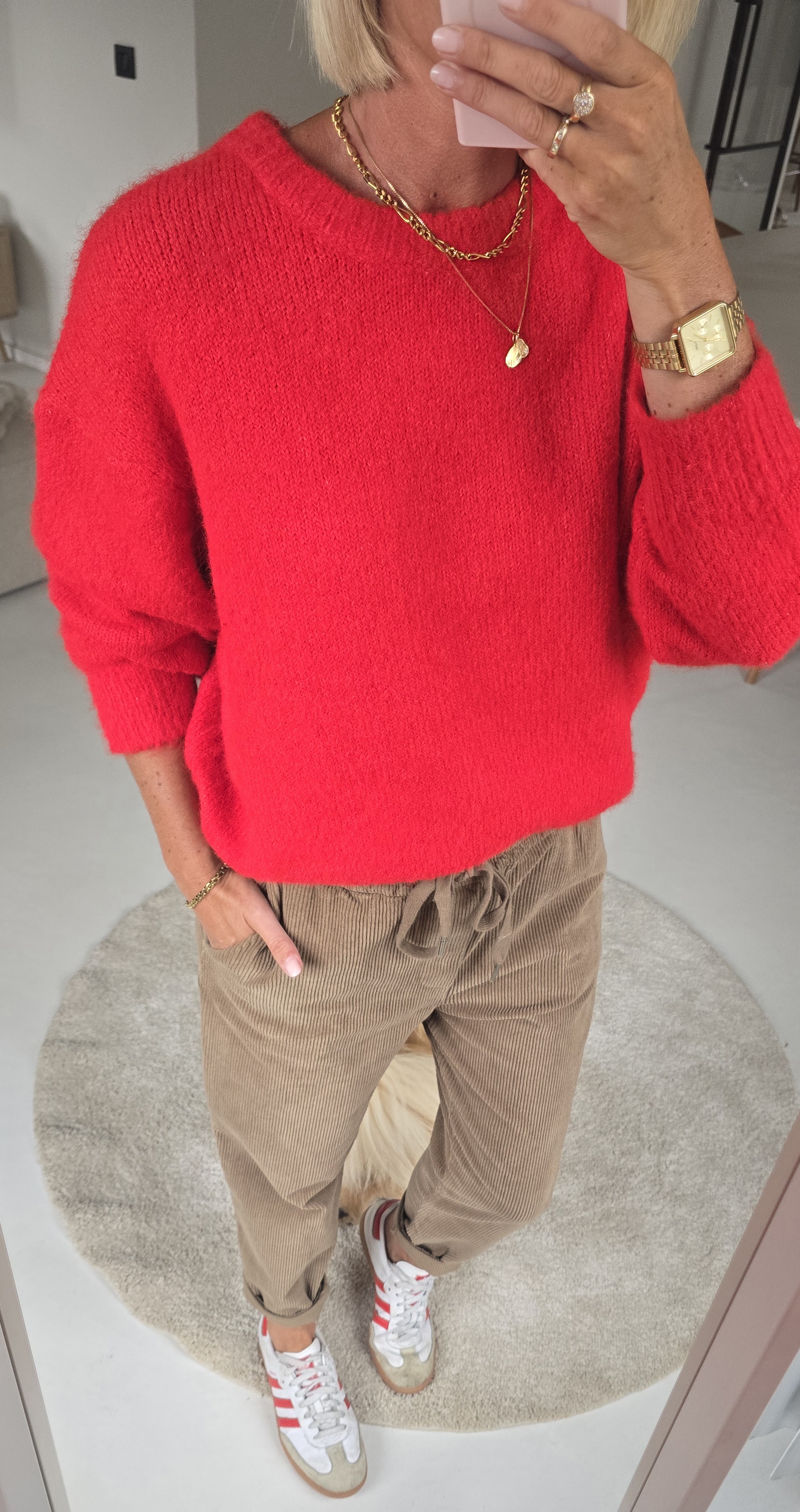 BEZIERS soft knit red