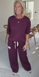 ANDIE jogger set burgundy