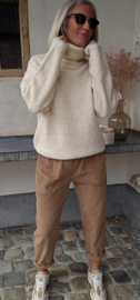 CHARI turleneck knit beige