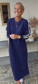 TILLY maxi sweatshirt dress navy