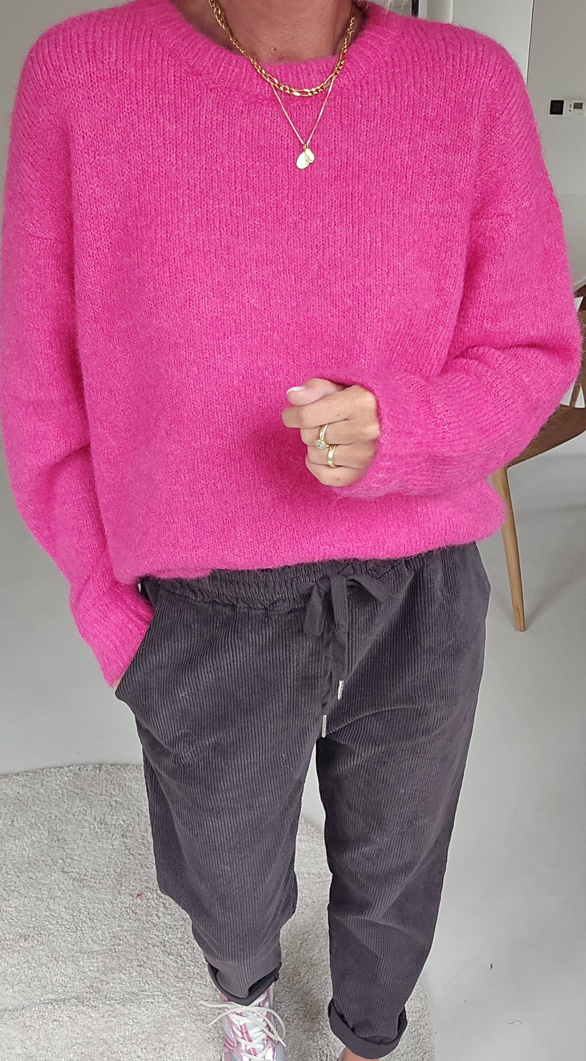 BEZIERS soft knit fuschia