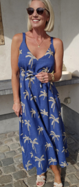 PALMTREE maxi dress jeans blue