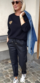 LEO LOVE sweatshirt black