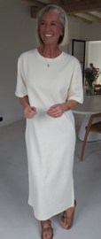 RANI cotton T-shirt dress cream