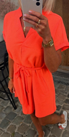 MIA basic dress flashy coral