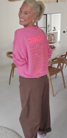 ICONIC sweatshirt candy pink