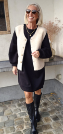 DJOELI sweatshirt fleece dress black