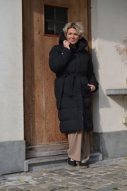 TRIX maxi winter puffer coat black
