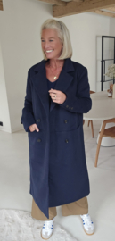 CARLI maxi coat navy