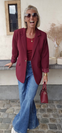 CLASSY blazer burgundy