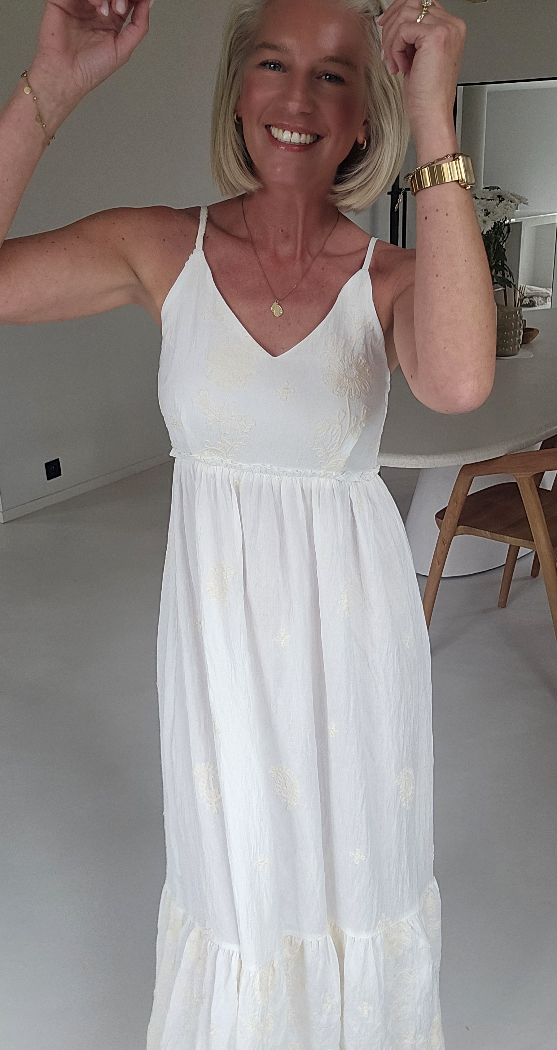 FELICE maxi embrodered dress