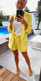 BUYorCRY suit yellow shorts