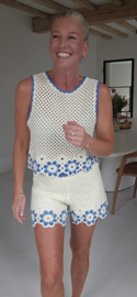 IVY crochet set blue