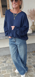 BEA cotton sweatshirt navy