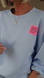 PERFECT sweatshirt baby blue