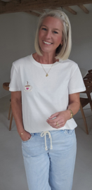 COFFEE LOVER T-shirt white