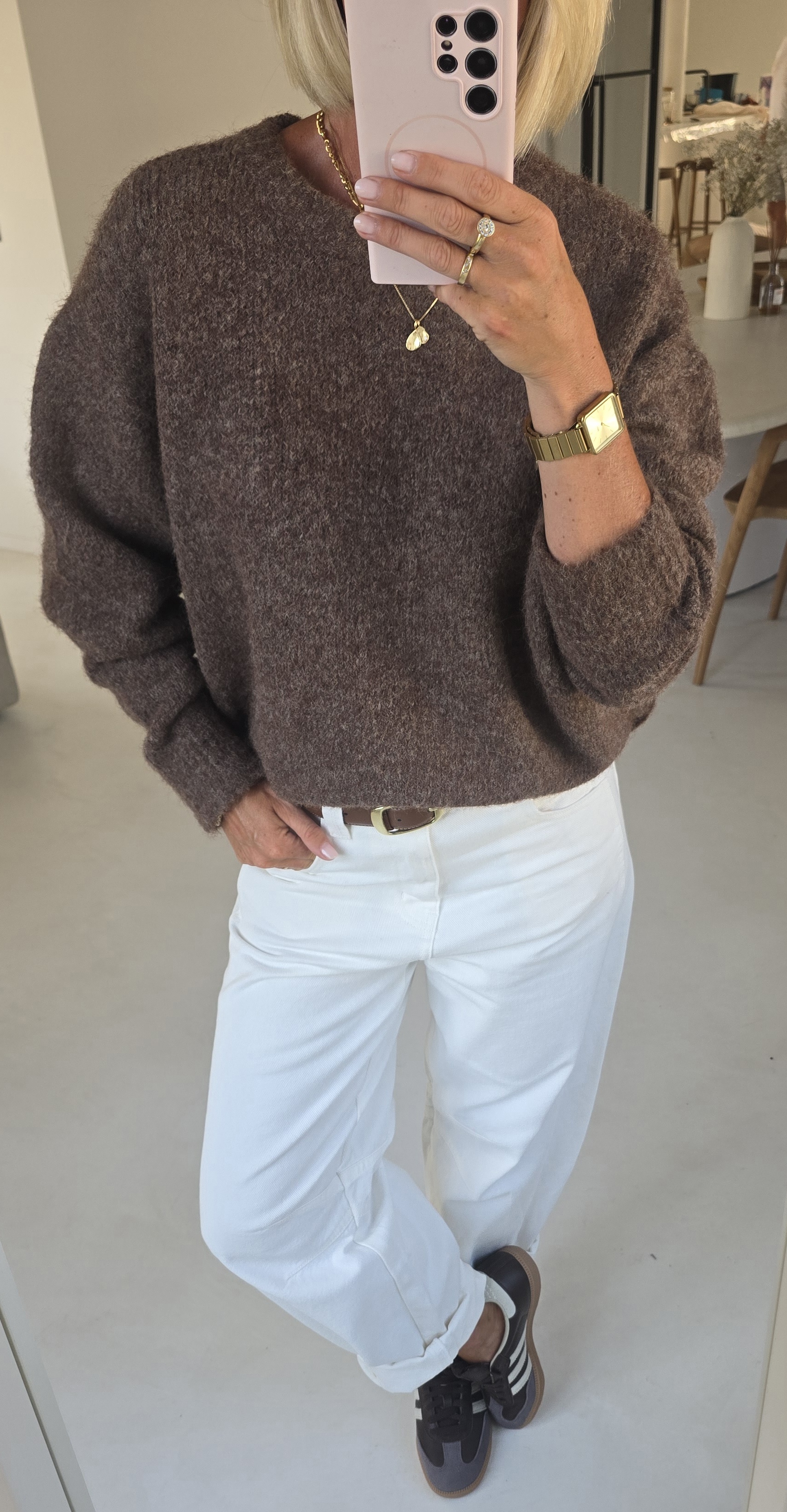 BEZIERS soft knit hazelnut