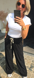 SANNA short-sleeved cotton body off-white