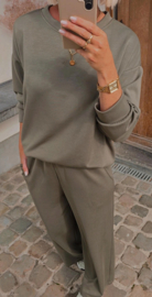 MAYBRITT jogger set khaki
