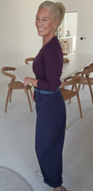 MILIA basic knit burgundy