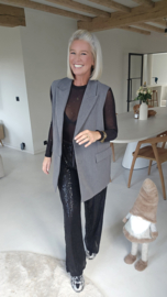 MILI glitter pants black
